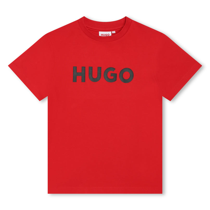 hugo-g00007-990-kb-Red Logo T-Shirt