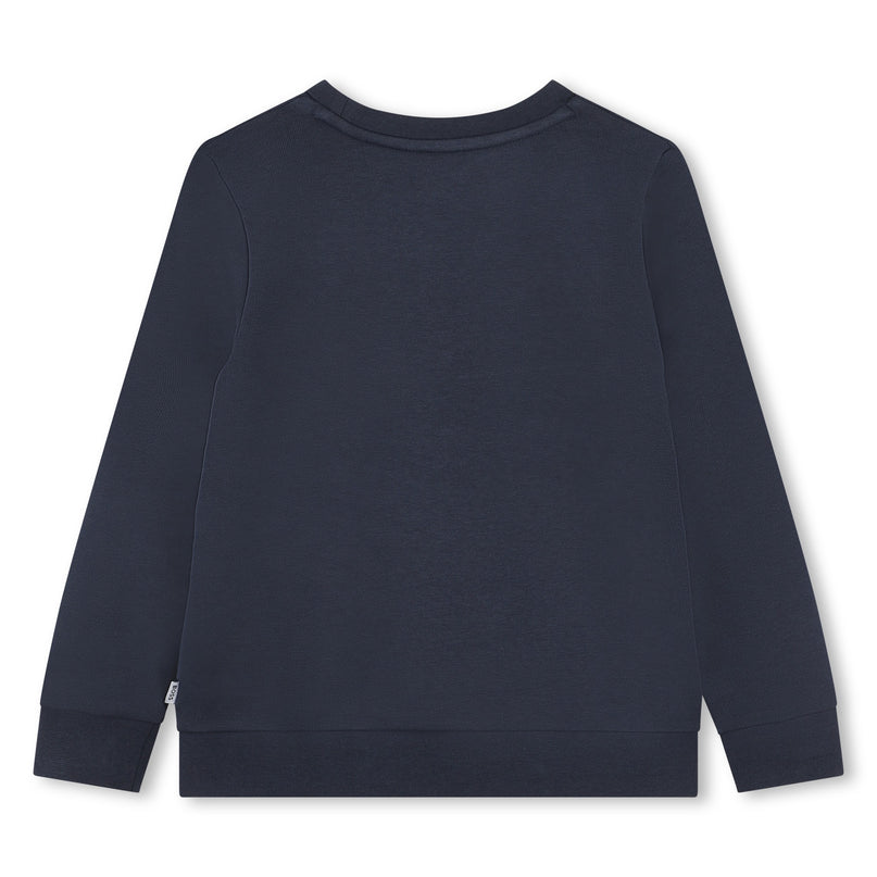 boss-j50713-849-kb-Navy Logo Sweatshirt