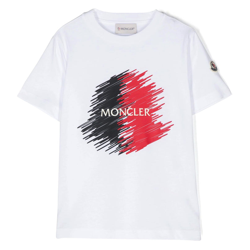 moncler-j1-954-8c000-22-89afv-002-White Logo T-Shirt