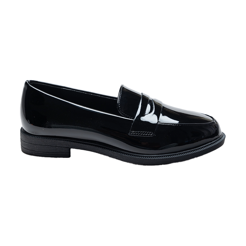 Black Patent Penny Loafers