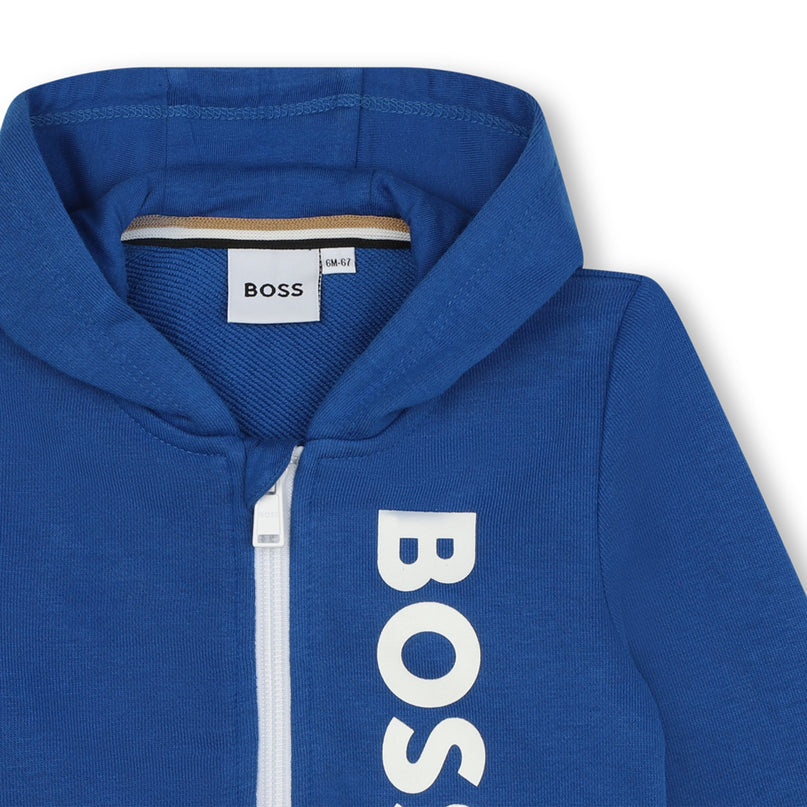 boss-j50591-872-bb-Electric Blue Hooded Cardigan