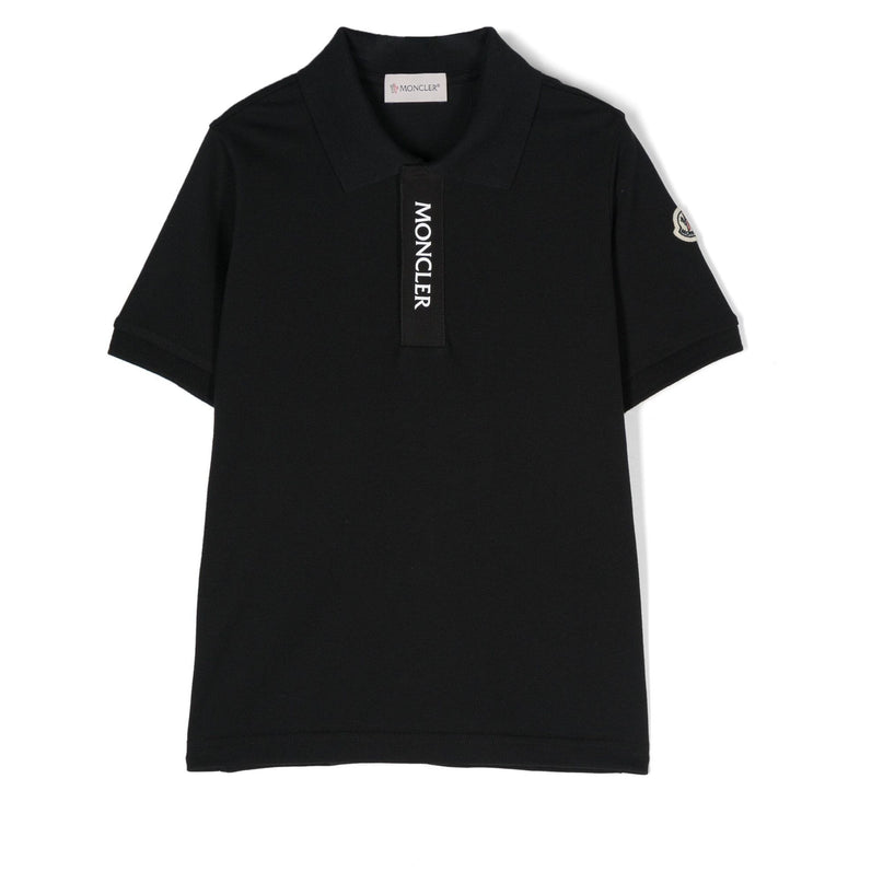 moncler-j1-954-8a000-05-8496w-999-Black Logo Polo