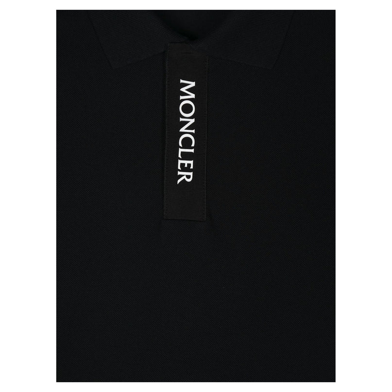 moncler-j1-954-8a000-05-8496w-999-Black Logo Polo