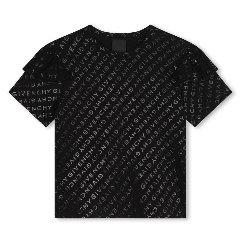 Givenchy-H30428-09B-BLACK-SHORT SLEEVES TEE-SHIRT