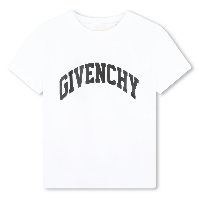 givenchy-h30160-10p-kb-White Logo T-Shirt