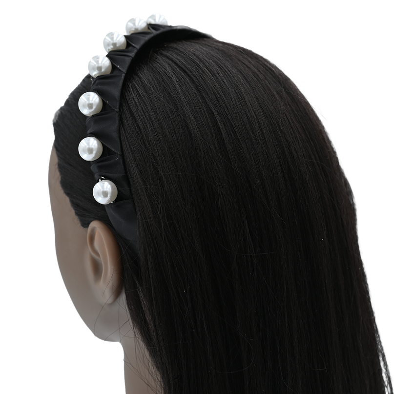 Black Pearl Studded Headband