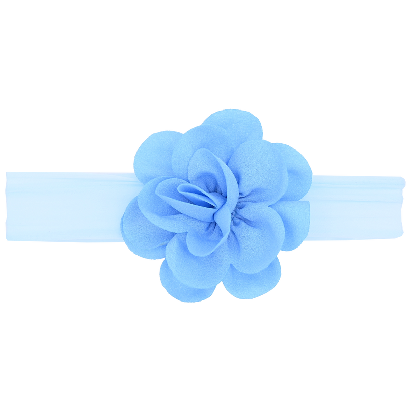 Blue Blooming Flower Headband