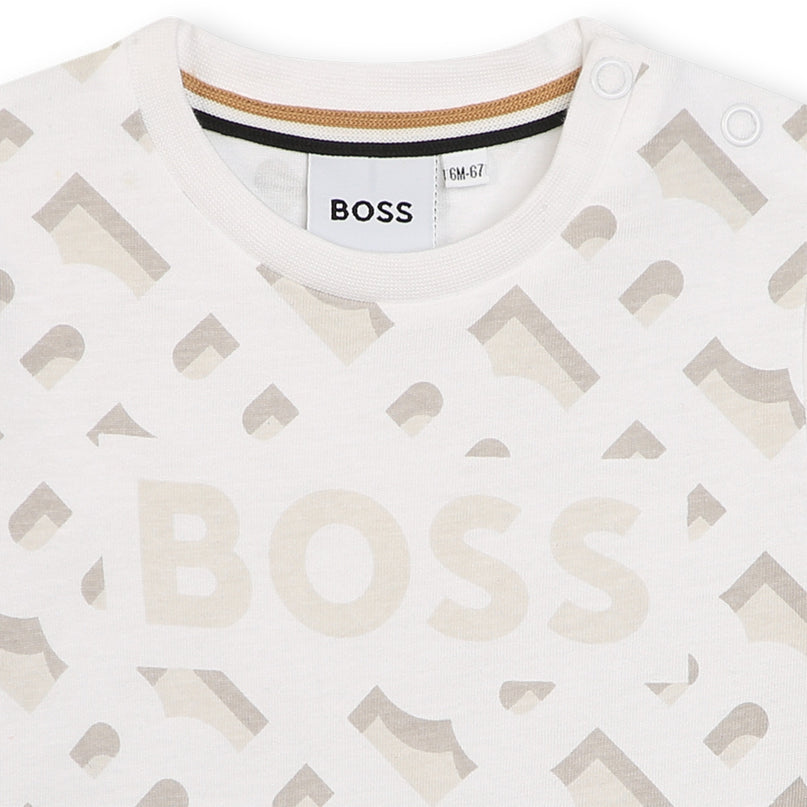 boss-j50607-10p-bb-White Logo T-Shirt