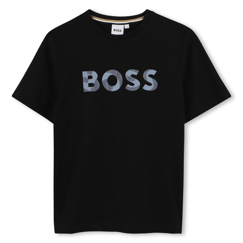 BOSS-J51210-09B-BLACK-SHORT SLEEVES TEE-SHIRT