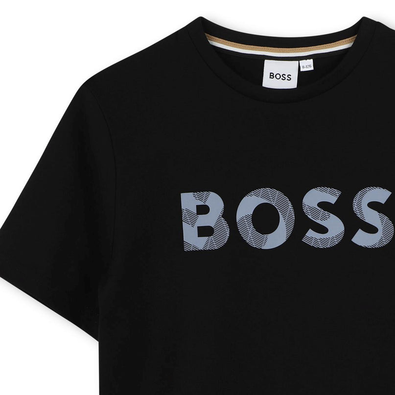 BOSS-J51210-09B-BLACK-SHORT SLEEVES TEE-SHIRT