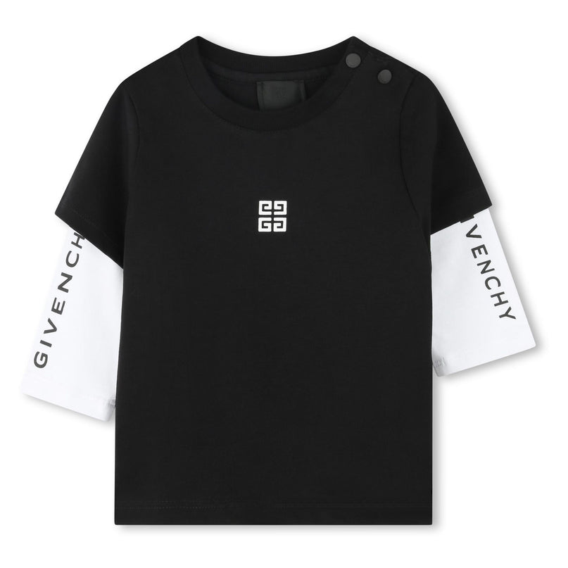 Givenchy-H30475-09B-BLACK-LONG SLEEVE T-SHIRT