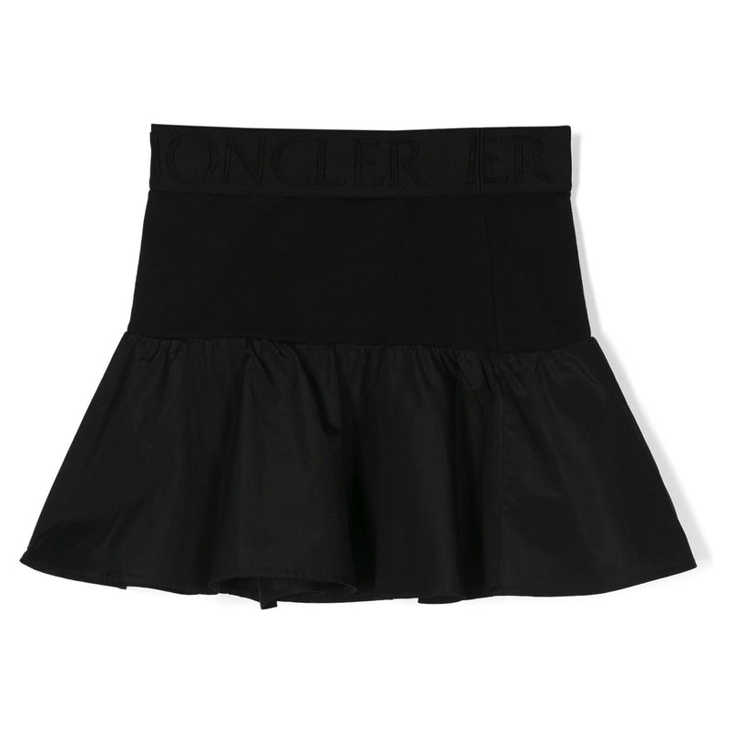 moncler-j1-954-8h000-13-809ag-999-Black Logo Skirt