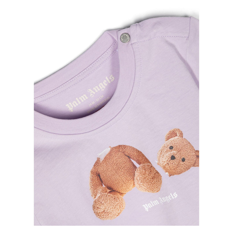 palm-angels-pgxb001s24jer0013860-Purple Bear Logo T-Shirt