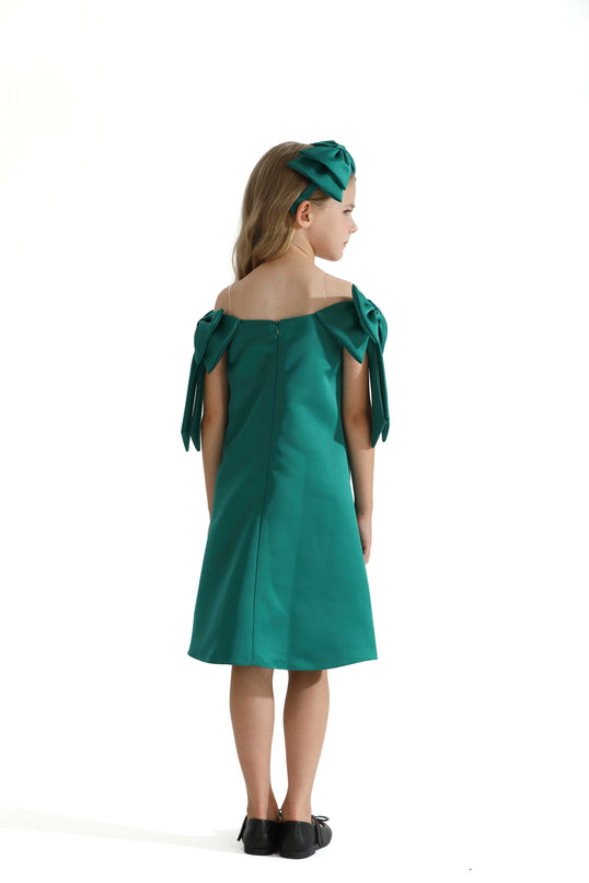 kids-atelier-tulleen-kid-girl-green-luneta-off-shoulder-bow-dress-tmc-24005-green