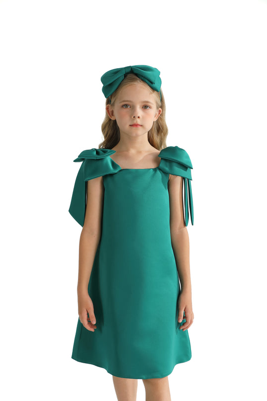 kids-atelier-tulleen-kid-girl-green-luneta-off-shoulder-bow-dress-tmc-24005-green