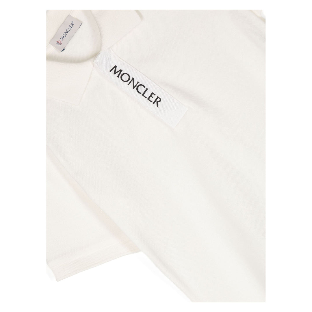 moncler-j1-954-8a000-05-8496w-034-White Logo Polo