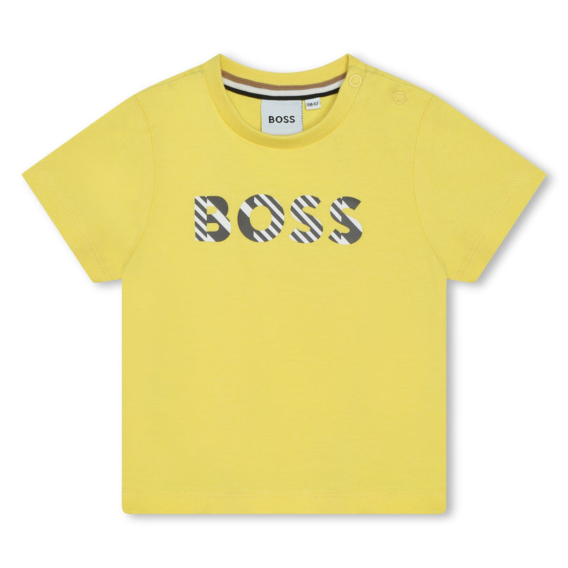 boss-j50609-508-bb-Yellow Logo T-Shirt