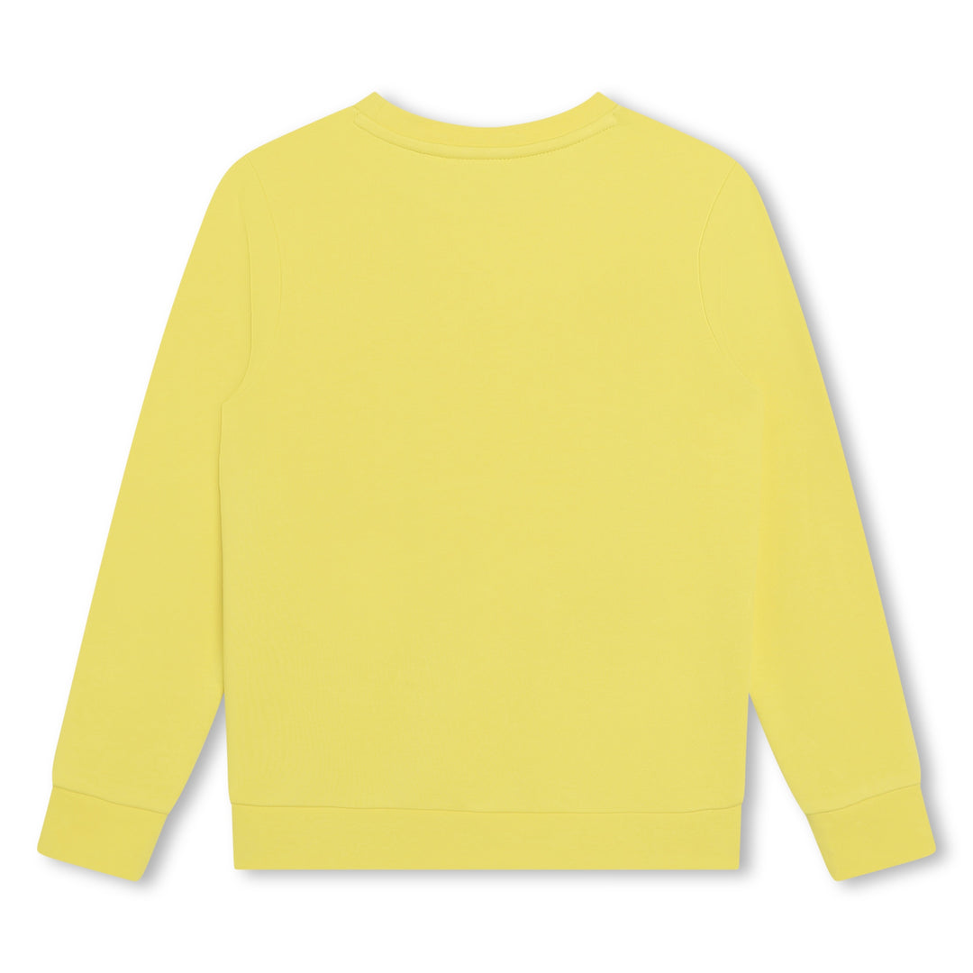 boss-j50713-508-Yellow Logo Sweatshirt