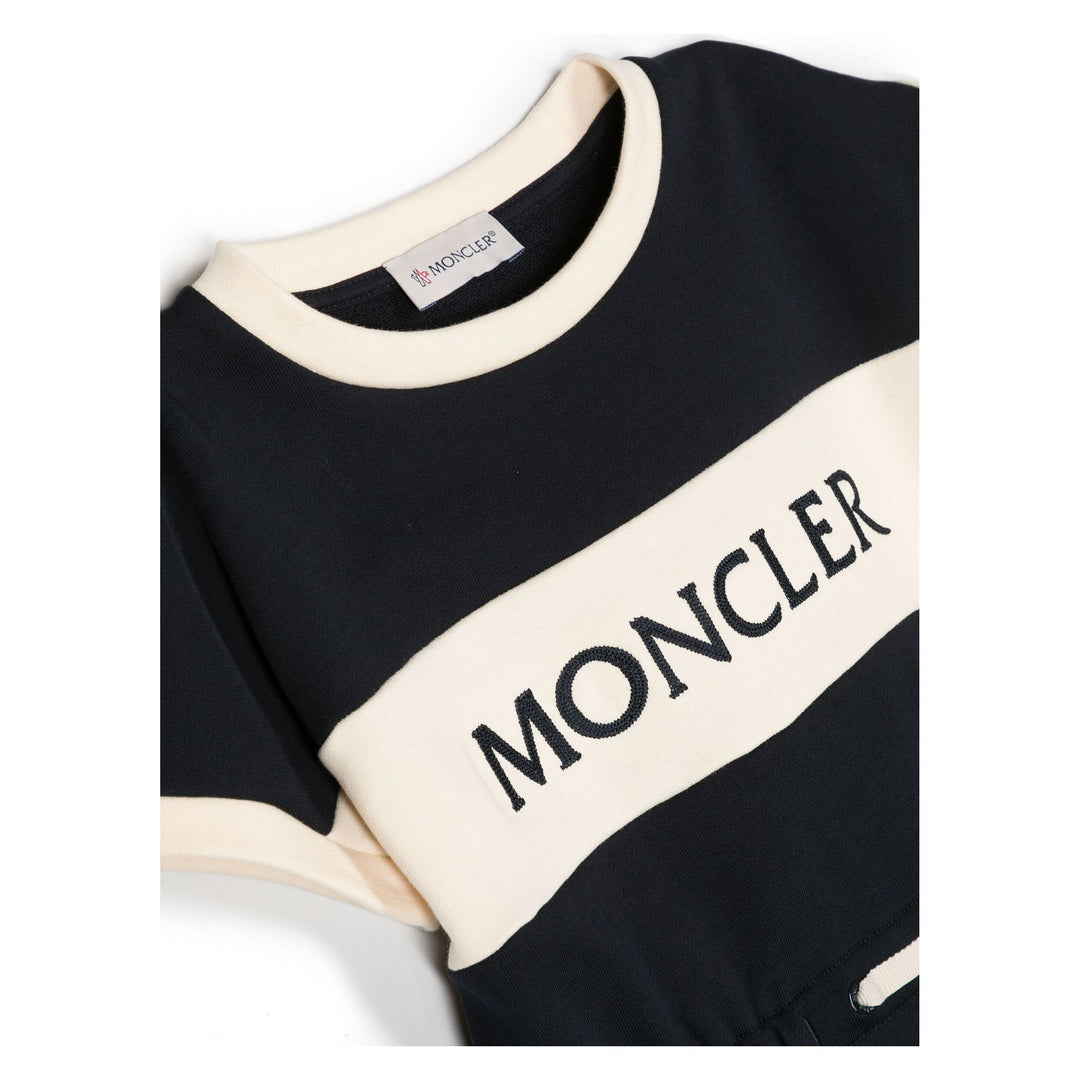 moncler-j1-954-8i000-05-809ag-f70-Navy Logo Dress
