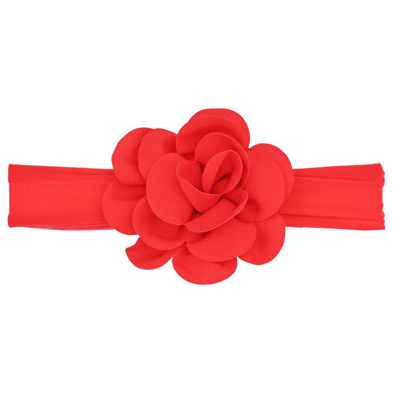 Red Blooming Flower Headband