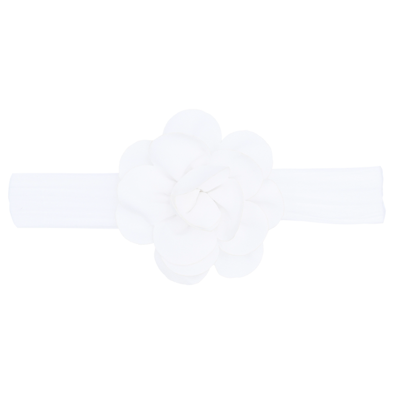 White Blooming Flower Headband