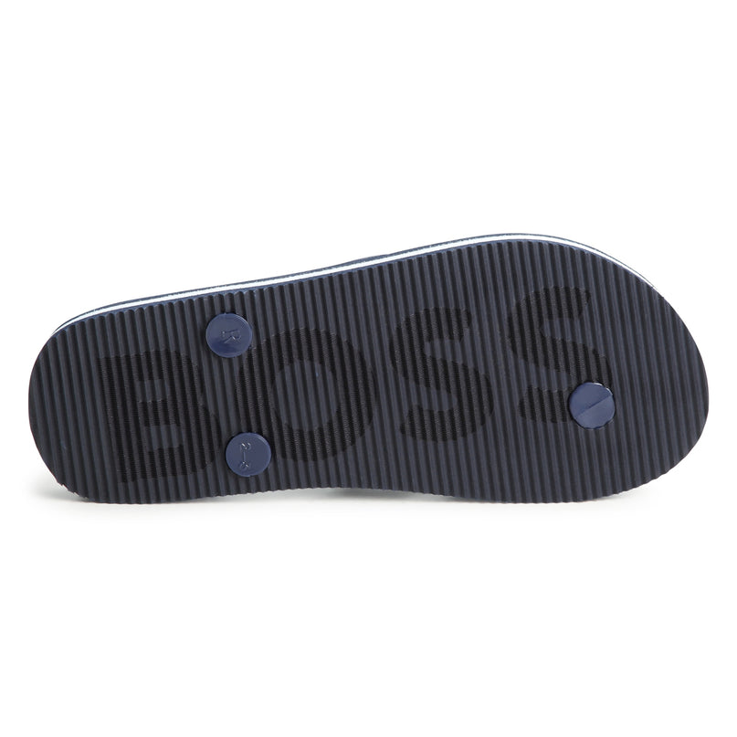 boss-j50850-849-kb-Navy Logo Flip Flops