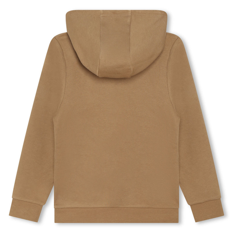 boss-j50700-269-kb-Brown Zip-Up Sweatshirt