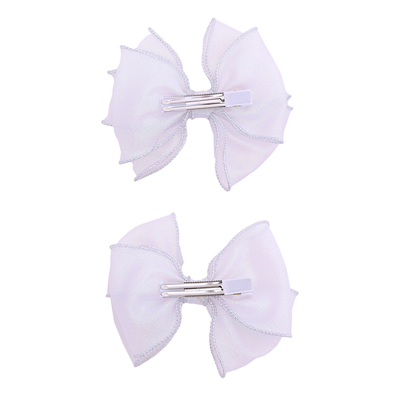 Shimmering Bow Hairclip Set