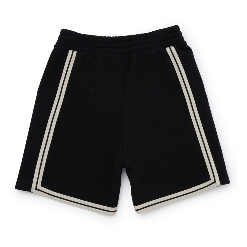 palm-angels-pbci007s24fle0011001-Black Logo Shorts