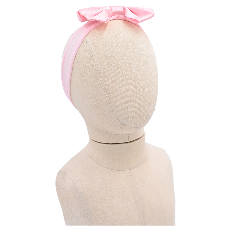 Millenial Pink Satin Ribbon Headband