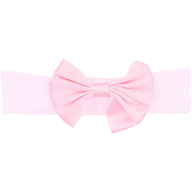 Millenial Pink Satin Ribbon Headband