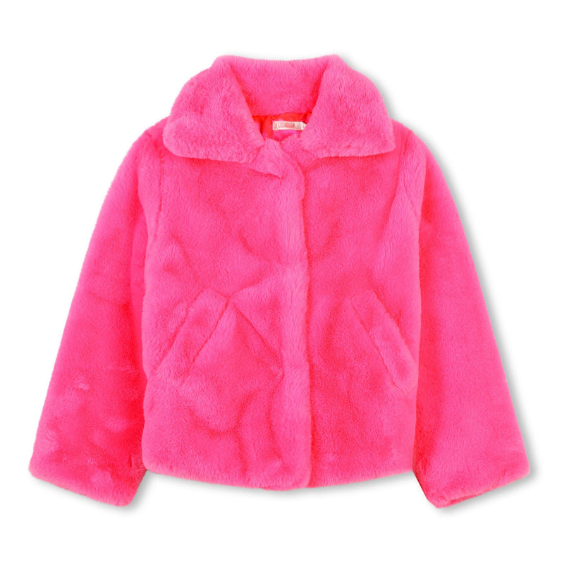 kids-atelier-billieblush-kid-girl-pink-neon-fleece-coat-u20436-47a