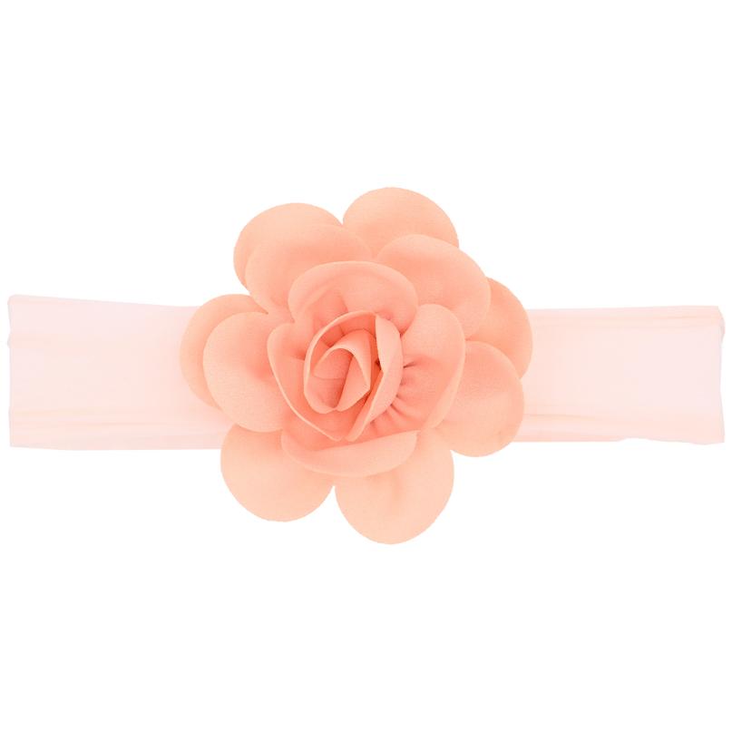 Peach Blooming Flower Headband