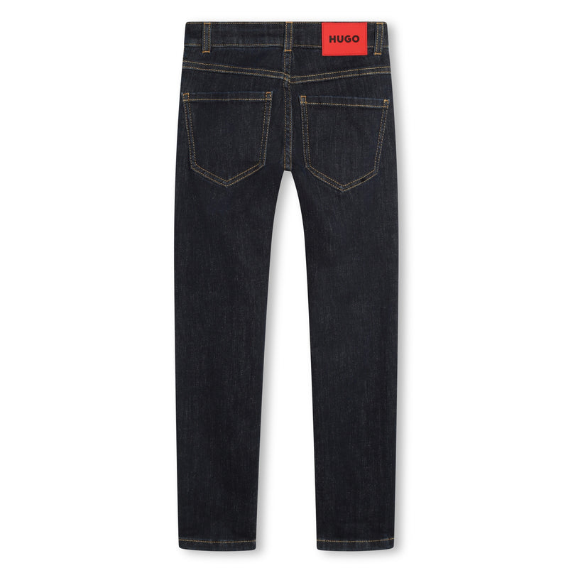 hugo-g00047-z09-kb-Black Denim Trousers