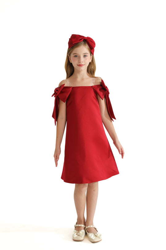 kids-atelier-tulleen-kid-girl-red-luneta-off-shoulder-bow-dress-tmc-24005-red