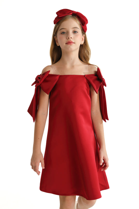 kids-atelier-tulleen-kid-girl-red-luneta-off-shoulder-bow-dress-tmc-24005-red