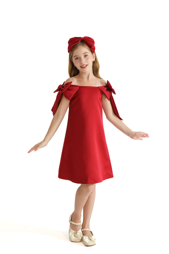 kids-atelier-tulleen-kid-girl-red-luneta-off-shoulder-bow-dress-tmc-24005-red