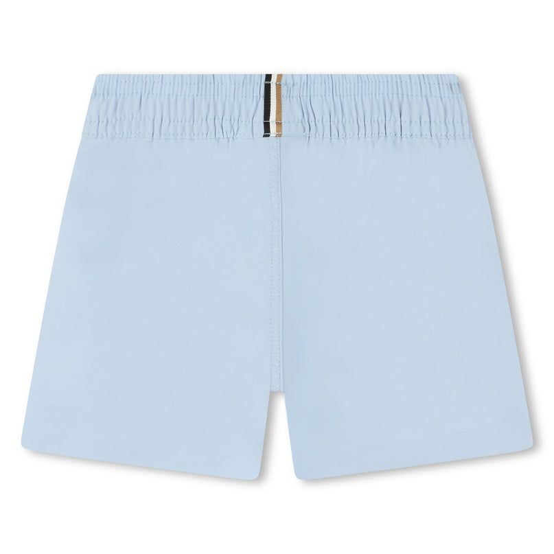 boss-j50569-783-bb-Light Blue Logo Shorts