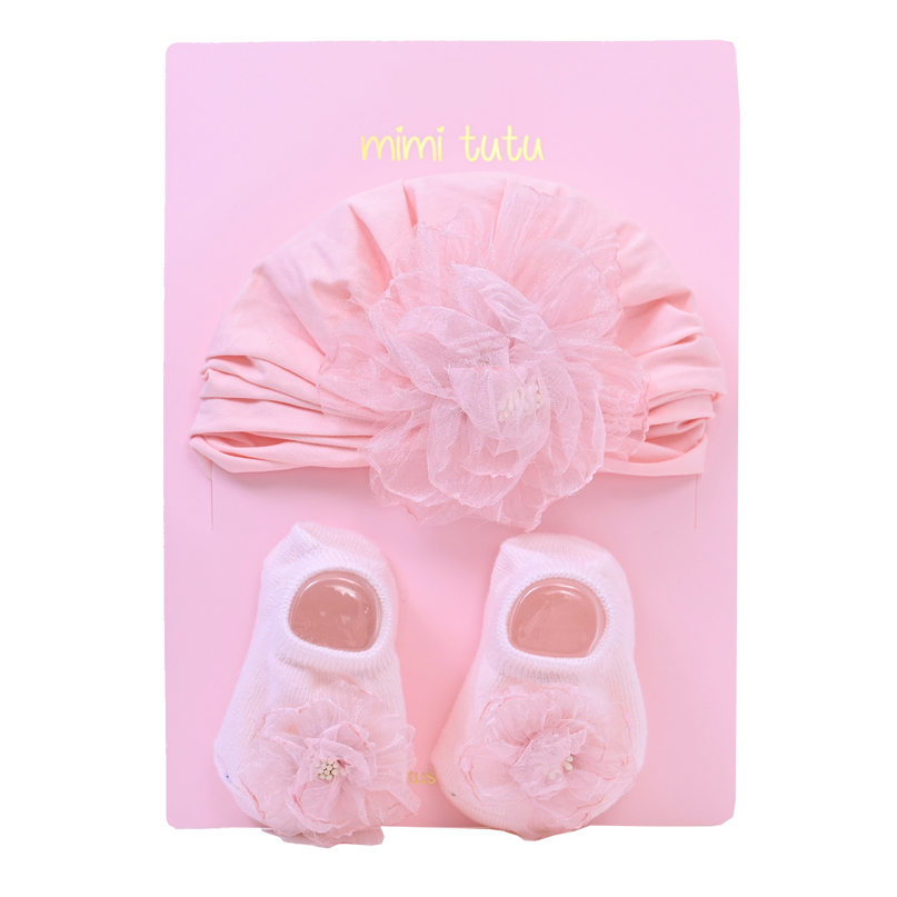 Pink Flower Pastel Gift Set