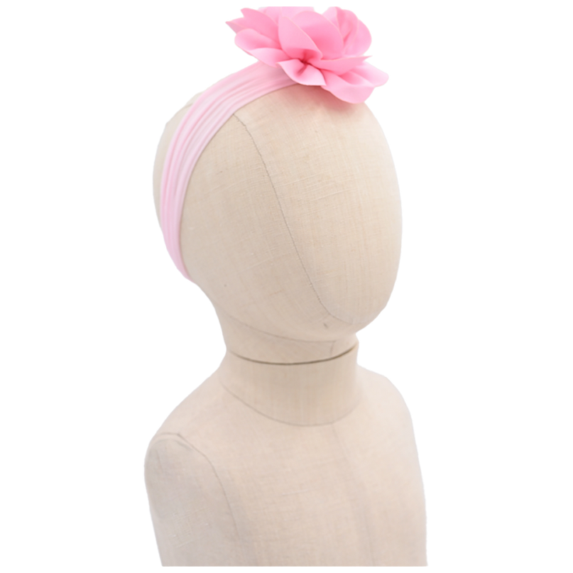 Pink Blooming Flower Headband