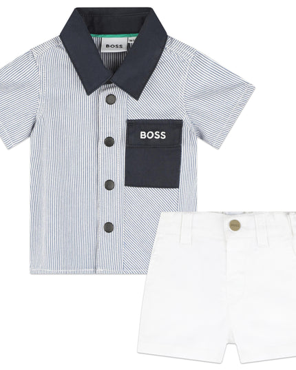 BOSS-J50805-V21-BB-BLUE  WHITE-SHORTS+TANK TOP