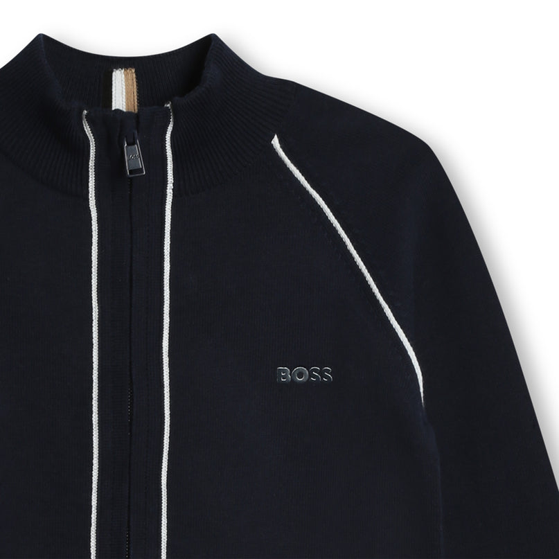 boss-j50693-849-kb-Navy Zip Up Sweatshirt