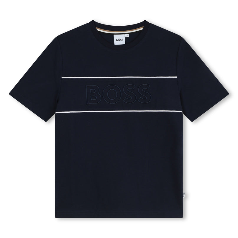 boss-j50727-849-kb-Navy Logo T-Shirt