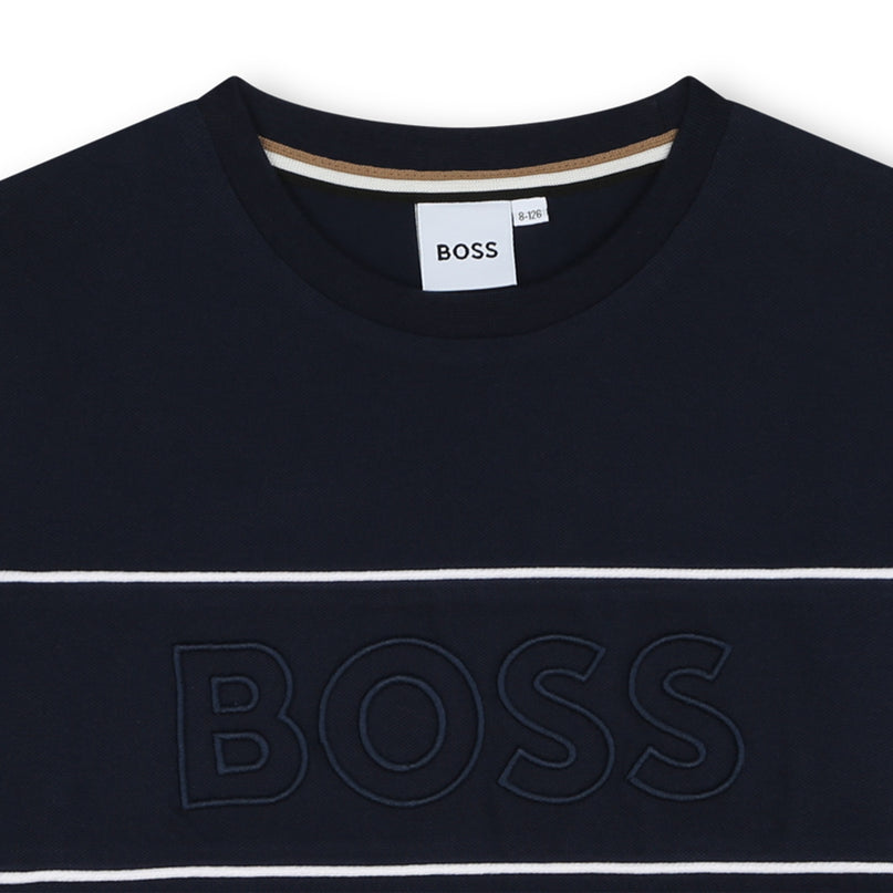 boss-j50727-849-kb-Navy Logo T-Shirt