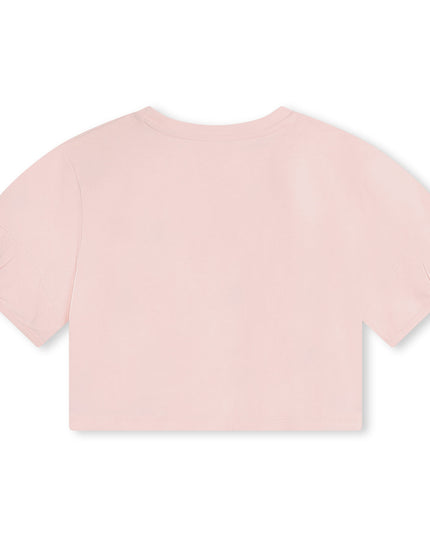 kenzo-k60271-46t-kg-Pink Cotton T-Shirt