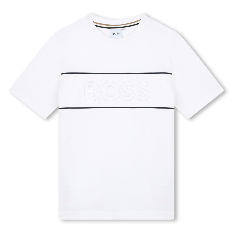 boss-j50727-10p-kb-White Logo T-Shirt