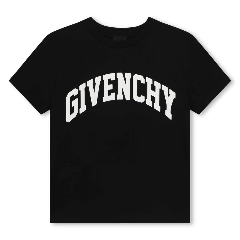 givenchy-h30160-09b-kb-Black Logo T-Shirt