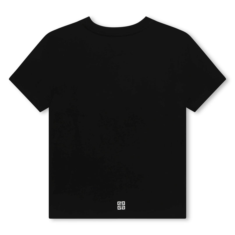 givenchy-h30160-09b-kb-Black Logo T-Shirt