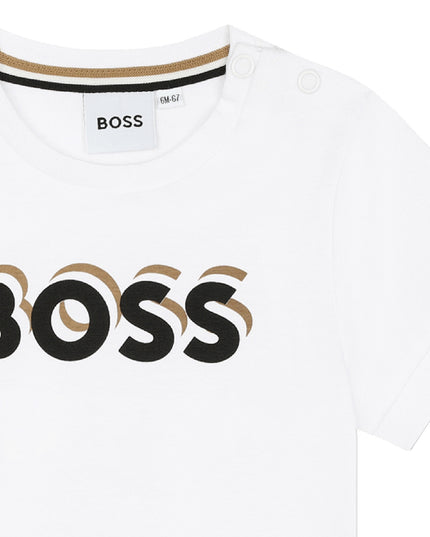 BOSS-J50624-269-BB-STONE-T-SHIRT AND BERMUDA SHORTS