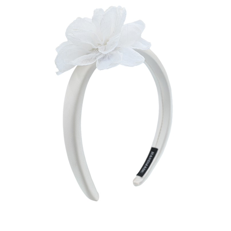 Mimi Tutu-MTHB52006-White-Flower Headband